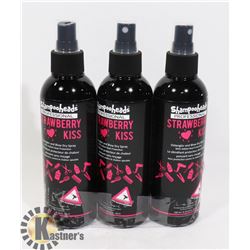BUNDLE OF 3 PROFESSIONAL STRAWBERRY KISS DETANGLER