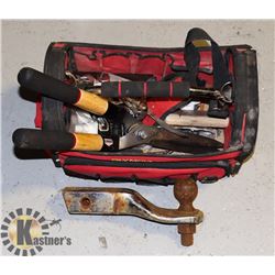 OLYMPIA TOOL BAG WITH TOOLS AND TOWING