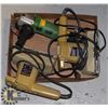Image 1 : FLAT OF POWER TOOLS INCLUDING SANDERS AND GRINDER