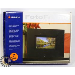 SIREN 7" DIGITAL FOTO FRAME