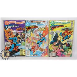3 DC COMICS PRESENTS SUPERMAN COMICS