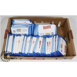 FLAT OF GLAD ODOUR GUARD SAMPLE GARBAGE BAGS