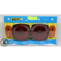 NEW SUBMERSIBLE 4PC TRAILER LIGHT KIT WITH