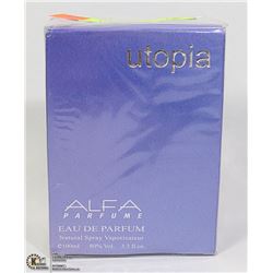 UTOPIA  ALFA EAU DE PARFUME, 3.3FL OZ, MADE IN