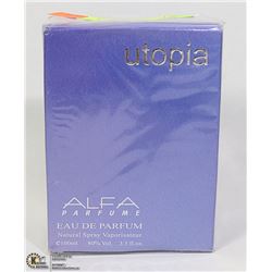 UTOPIA  ALFA EAU DE PARFUME, 3.3FL OZ, MADE IN