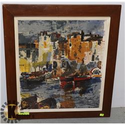 70'S CANVAS PAINTING