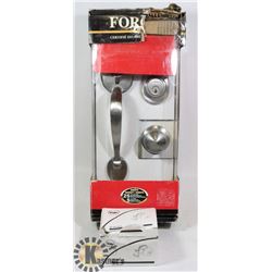 FORGE DOOR LOCK SET & YALE DEADBOLT
