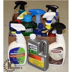 HOUSEHOLD CLEANING PRODUCTS- BOX LOT