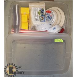 PAPER PLATES, NAPKINS, PLASTIC CUTLERY- ASSORTED