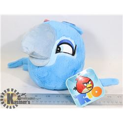LARGE ANGRY BIRDS RIO PLUSH TOY NEW