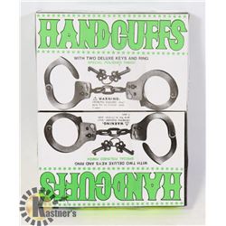 2 SETS OF HANDCUFFS WITH KEY
