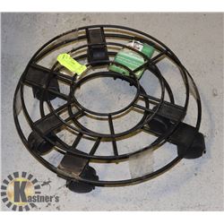 WHEELED PLANT DOLLIES- METAL- SET OF 2