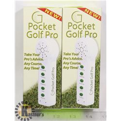 2 NEW SEALED POCKET GOLF PRO RECORDER
