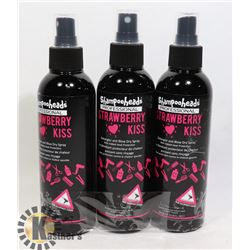 BUNDLE OF 3 PROFESSIONAL STRAWBERRY KISS DETANGLER