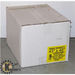 CASE OF HIGH DENSITY 43" X 48" FOOD GRADE GARBAGE