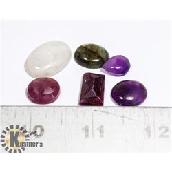 #149-REBY/MOONSTONE/AMETHYST/ LABRADORITE