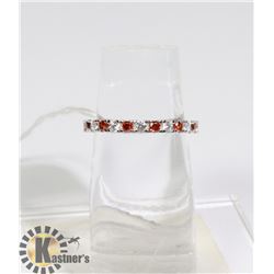 #165-CUBIC ZIRCONIA GEMSTONE RING SIZE 7