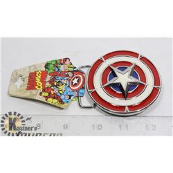 NEW MARVEL COMICS CAPTAIN AMERICA BELT BUCKLE