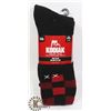Image 1 : 2PK OF KODIAK WOOL BLEND SOCKS; SIZE L/G