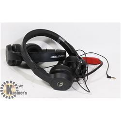 ESTATE BOX WITH TWO MONSTER HEADPHONES, ONE