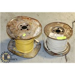 TWO PARTIAL ROLLS OF HOUSEHOLD ELECTRICAL WIRE