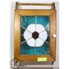 Image 1 : MEDICINE CABINET WITH STAINED GLASS DOOR