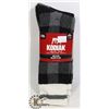 Image 1 : 2PK OF KODIAK WOOL BLEND SOCKS; SIZE L/G