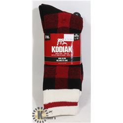 2PK OF KODIAK WOOL BLEND SOCKS; SIZE L/G