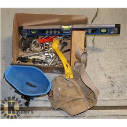 ESTATE BOX OF HAND TOOLS