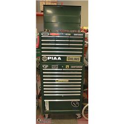 CRAFTSMAN TOOL BOX WITH CONTENTS 61 INCH TALL