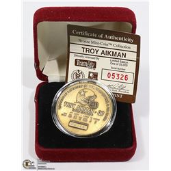 TROY AIKMAN NUMBERED COIN SET