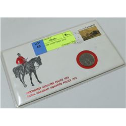 NWMP RCMP COIN FIRST DAY COVER
