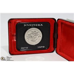 CAD MANITOBA CENTENNIAL COIN IN CASE