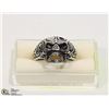 Image 1 : NEW MOUTH OPEN SKULL FACE RING - SIZE 12 -
