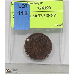 CAD 1859 LARGE PENNY