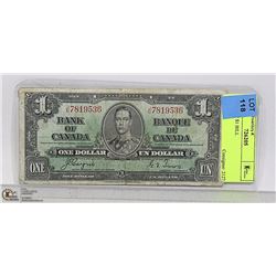 CAD 1937 $1 BILL