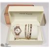 Image 1 : NEW ANNE KLEIN CERAMIC WATCH SET SWAROVSKI