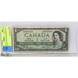 DEVILS FACE 1954 DOLLAR BILL N/A 4892584