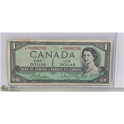 1954 CANADIAN DOLLAR REPLACEMENT BILL *O/Y PREFIX