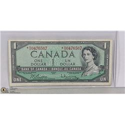 1954 CANADIAN DOLLAR REPLACEMENT BILL *D/O PREFIX