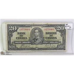 1937 TWENTY DOLLAR BILL