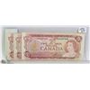 Image 1 : LOT OF 3-1974 TWO DOLLAR BILLS