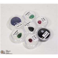 GENUINE RUBY, EMERALD, SAPPHIRE