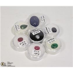 GENUINE RUBY, EMERALD, SAPPHIRE