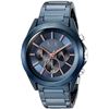 Image 6 : NEW ARMANI EXCHANGE 44MM BLUE ION PLATED MSRP $299