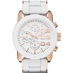 NEW DIESEL TRIPLE CHRONO 46MM WHITE DIAL MSRP$326