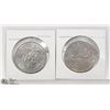 Image 1 : LOT OF 2 1984 CNDN $1 COINS