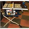 Image 1 : RYOBI TABLE SAW WITH ROLLING STAND