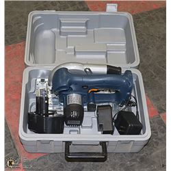 18 VOLT CORDLESS SAW IN CASE BATTERY AND CHARGER