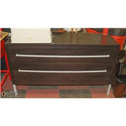 2 DRAWER OVERSIZED DRAWER DRESSER 55 X 19 X 32